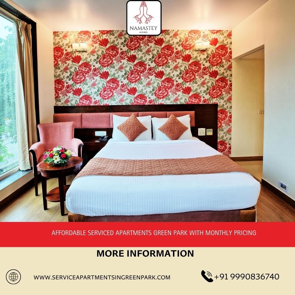 Affordable Serviced Apartments in Green Park with Monthly Pricing