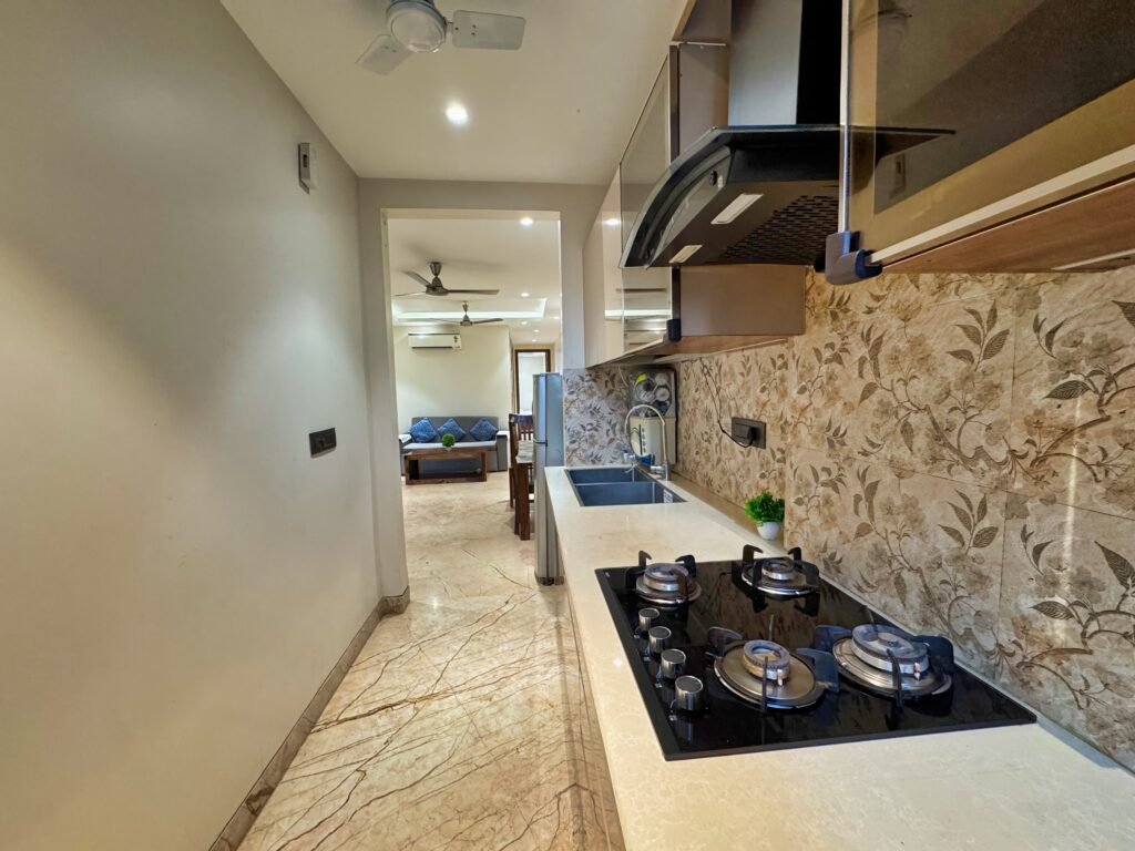 Premium service apartment near Saket metro