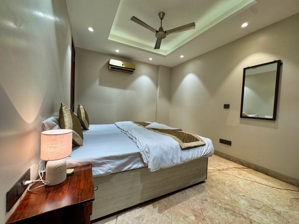 monthly rental serviced apartments near IGI Airport Delhi
